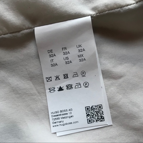 Hugo Boss Abstract Paintbrush Strokes Pencil Skirt - Picture 7 of 8